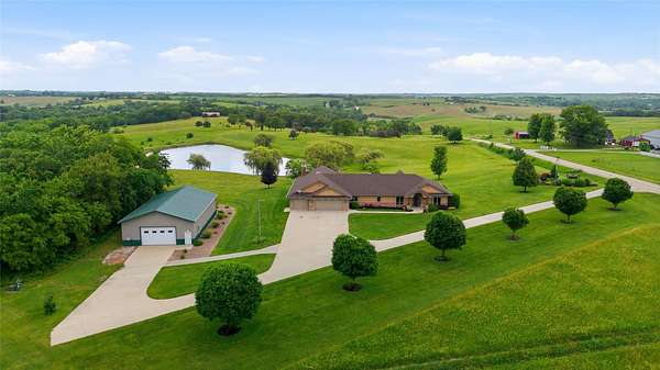 30 Acres of Recreational Land with Home for Sale in Lucas, Iowa