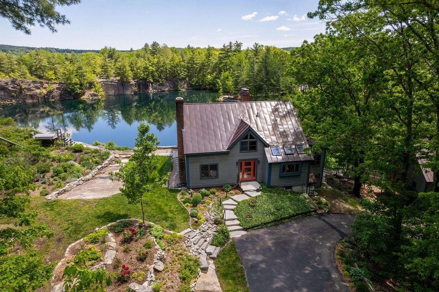 13.4 Acres of Recreational Land with Home for Sale in Milford, New Hampshire