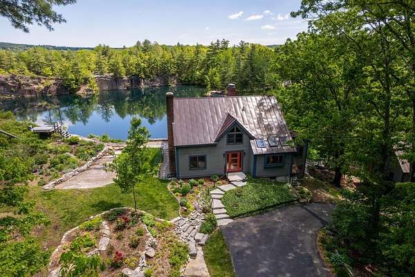 13.4 Acres of Recreational Land with Home for Sale in Milford, New Hampshire