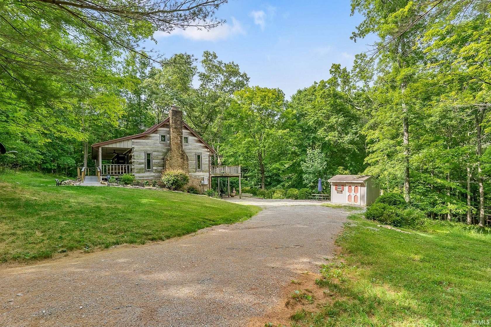 9.8 Acres of Land with Home for Sale in Nashville, Indiana