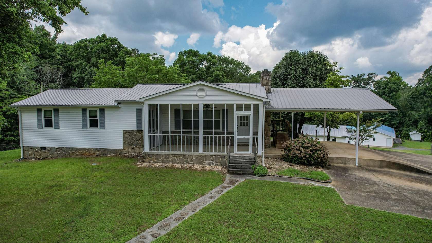6.5 Acres of Land with Home for Sale in Cleveland, Tennessee