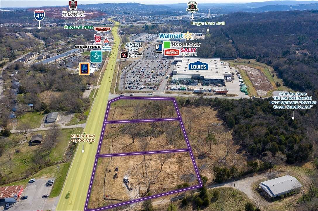4 Acres of Land for Sale in Fayetteville, Arkansas