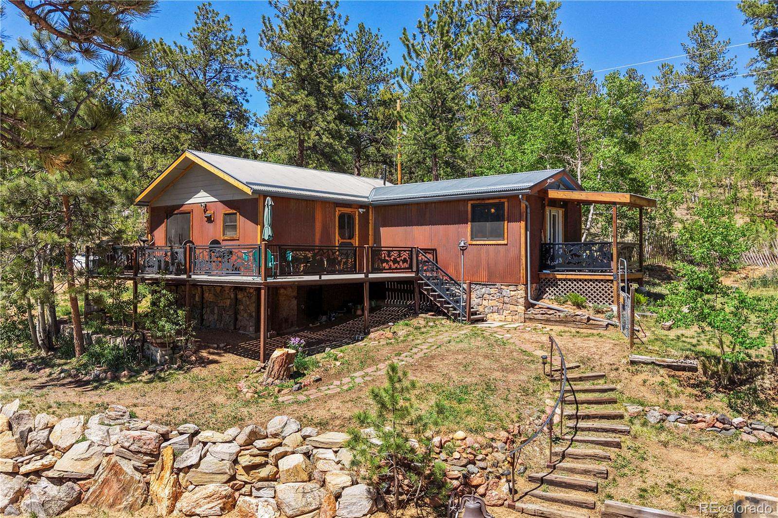 1.55 Acres of Land with Home for Sale in Bailey, Colorado