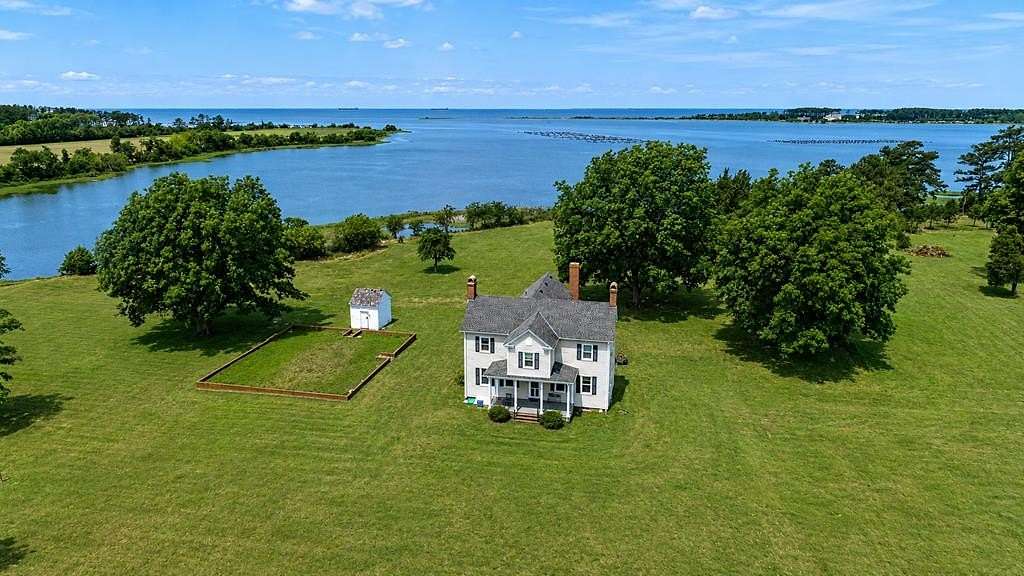 94 Acres of Agricultural Land with Home for Sale in Cape Charles, Virginia