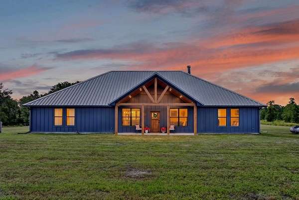 10 Acres of Land with Home for Sale in Apple Springs, Texas