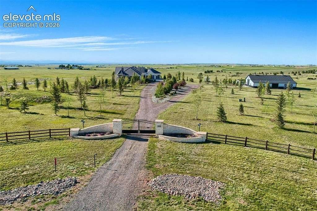 35 Acres of Agricultural Land with Home for Sale in Elbert, Colorado