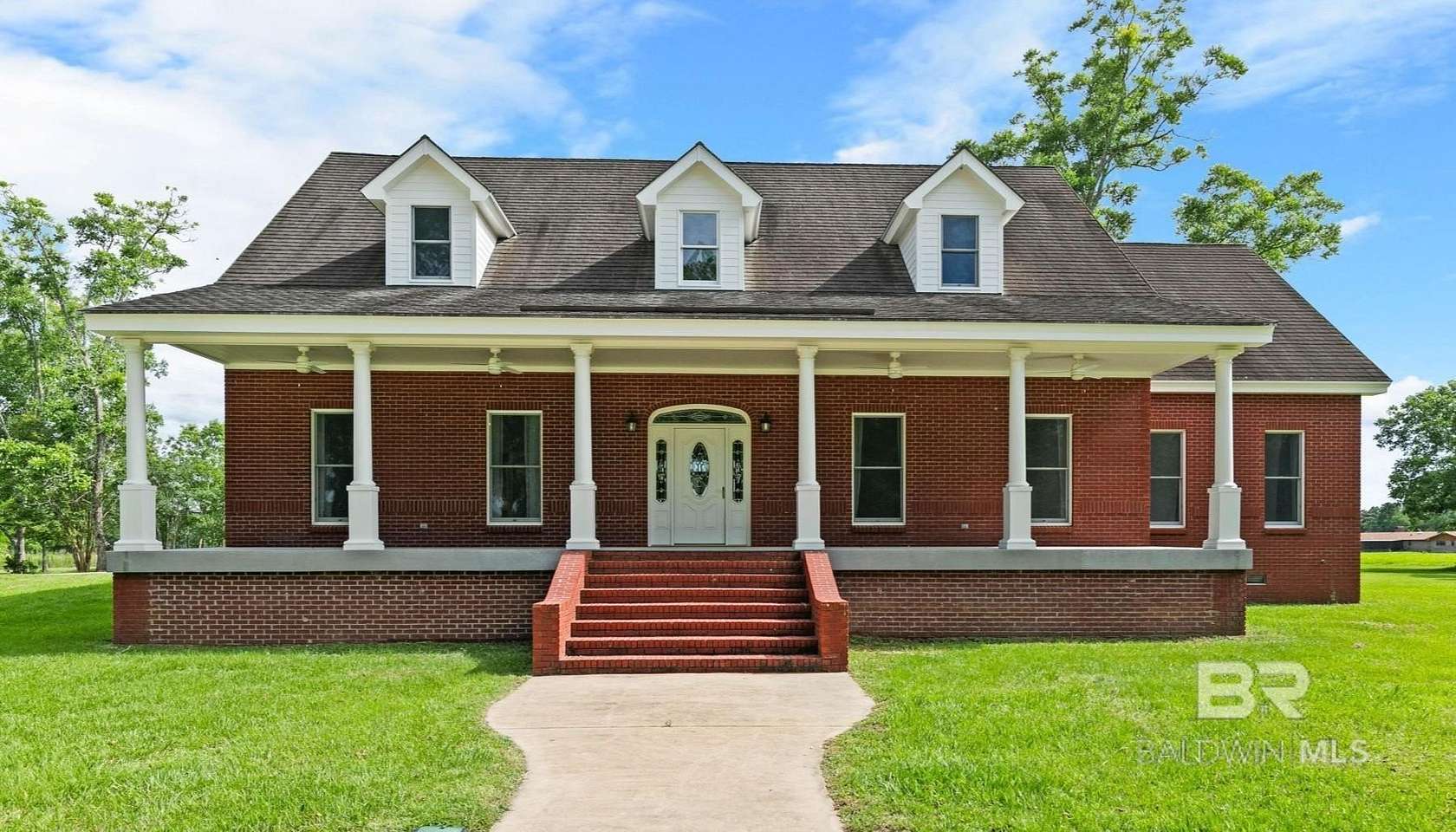 6.84 Acres of Land with Home for Sale in Atmore, Alabama