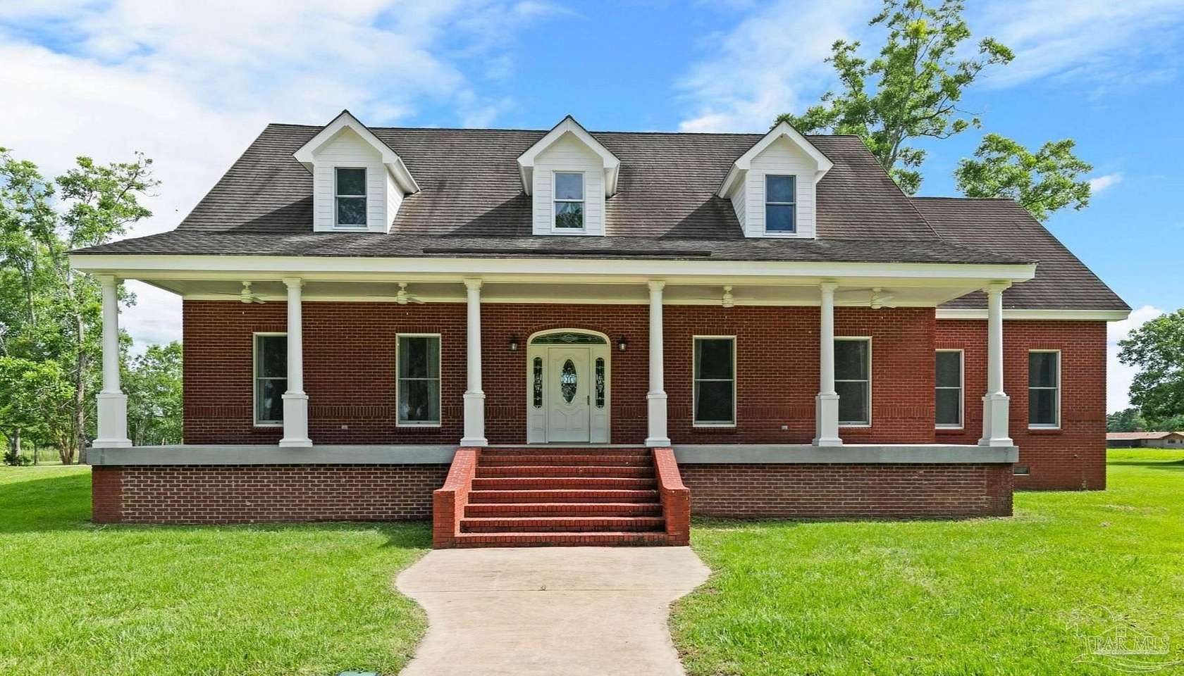 6.84 Acres of Land with Home for Sale in Atmore, Alabama