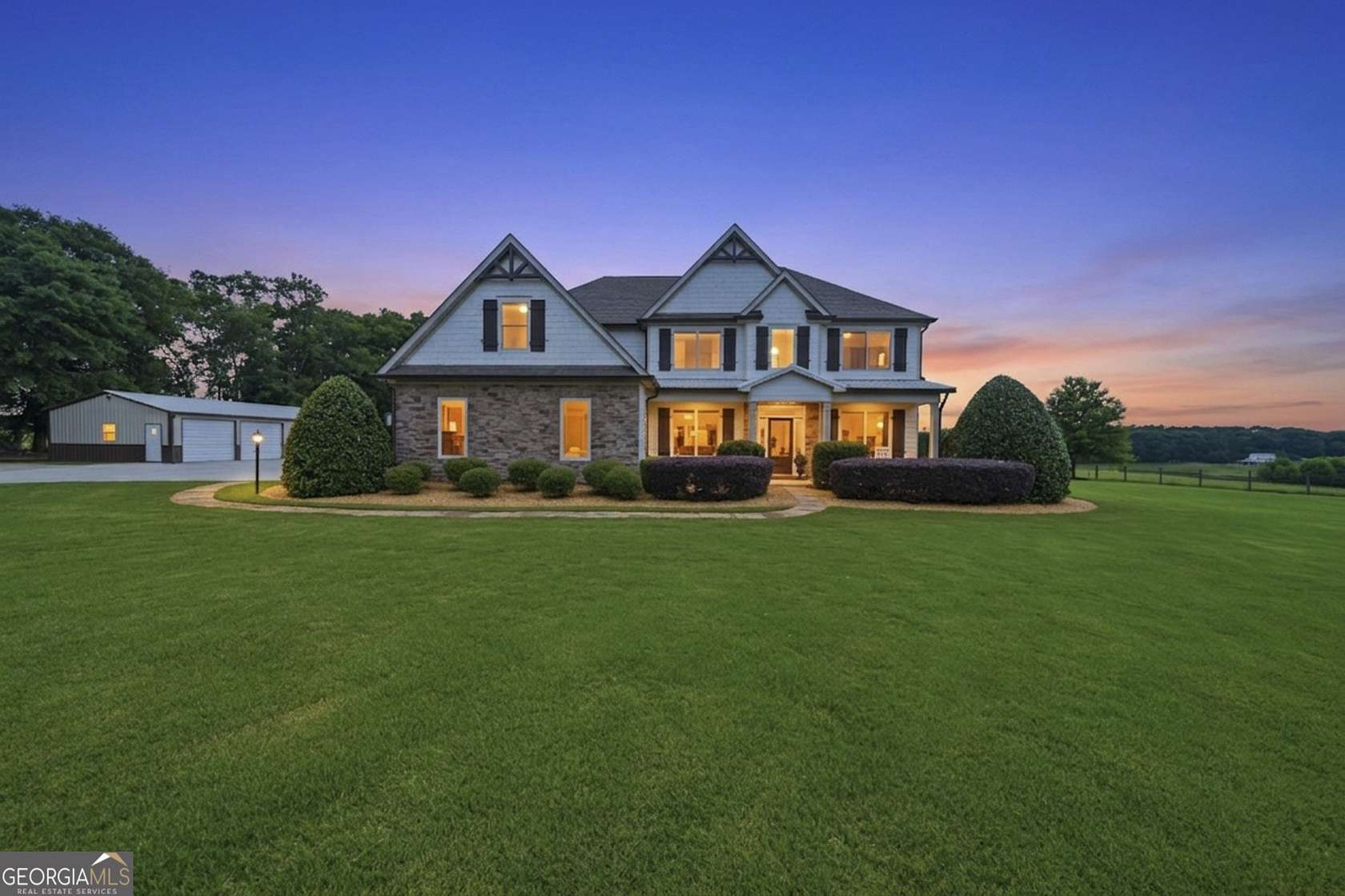 6.34 Acres of Land with Home for Sale in Eatonton, Georgia