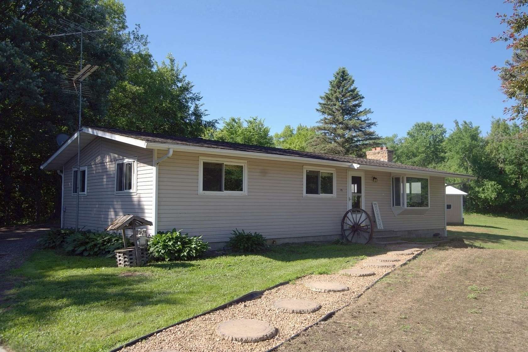 5 Acres of Land with Home for Sale in Maple Lake, Minnesota