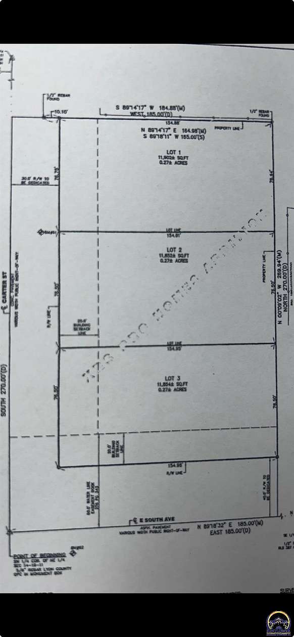 0.27 Acres of Land for Sale in Emporia, Kansas