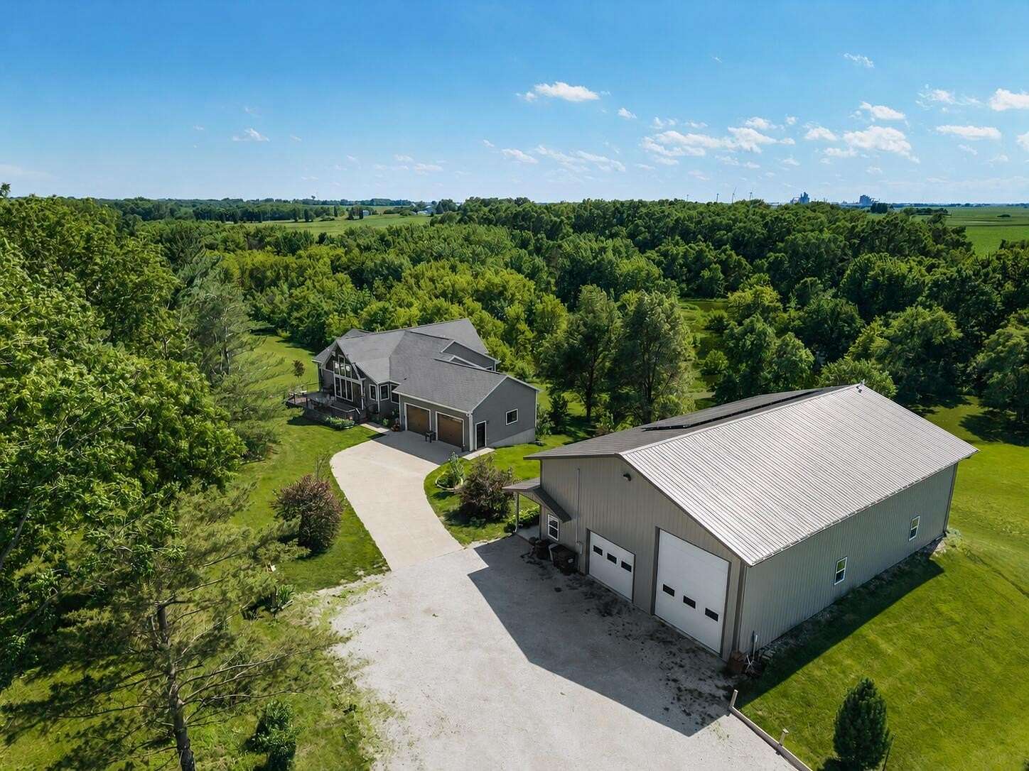 6.6 Acres of Land with Home for Sale in Nevada, Iowa