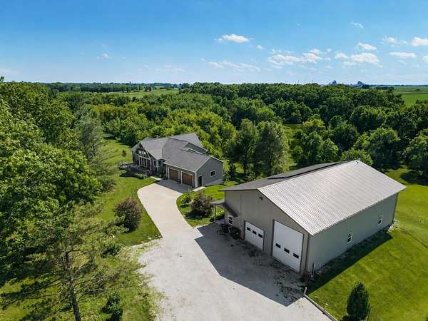 6.6 Acres of Land with Home for Sale in Nevada, Iowa