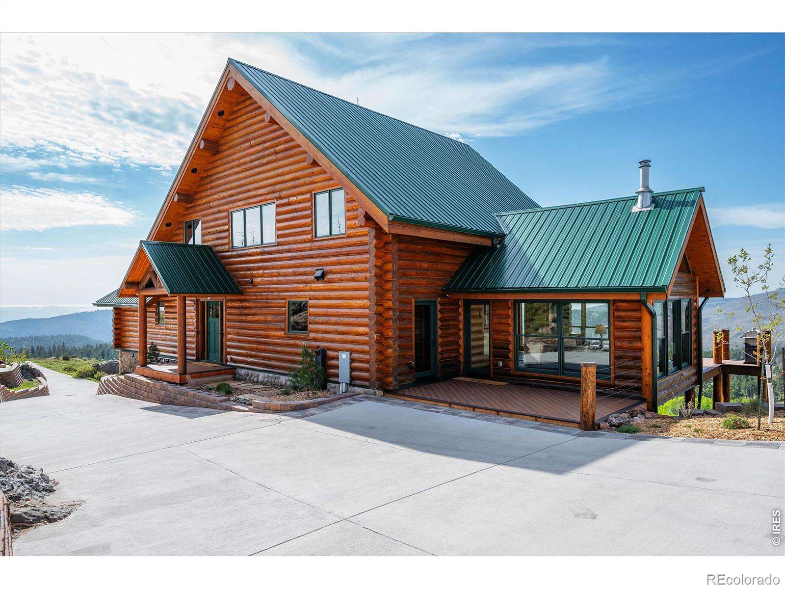 40 Acres of Recreational Land with Home for Sale in Bellvue, Colorado