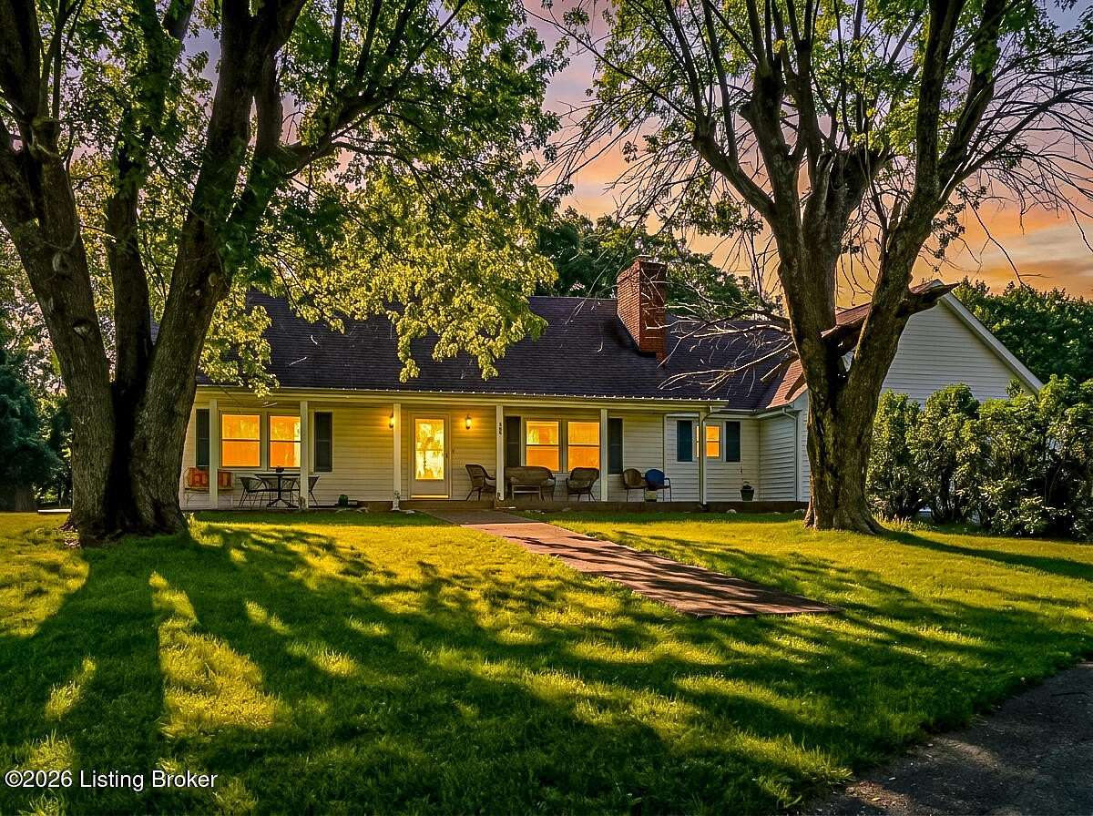 39 Acres of Agricultural Land with Home for Sale in Waddy, Kentucky