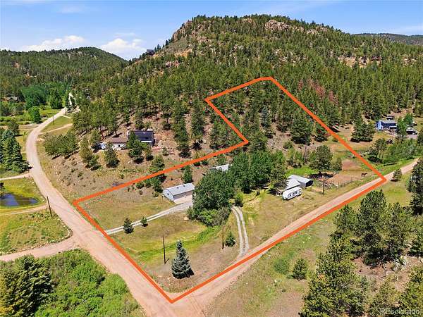2.14 Acres of Land with Home for Sale in Bailey, Colorado
