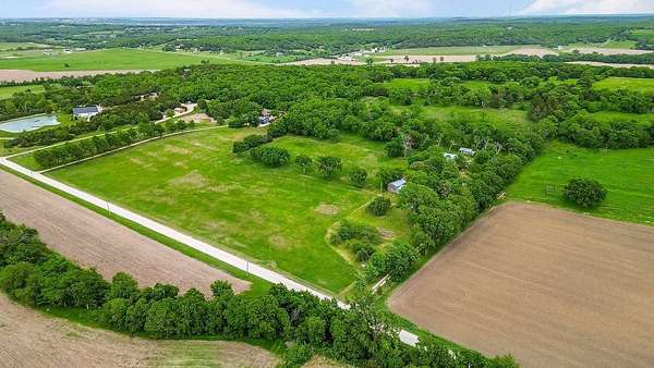 21 Acres of Recreational Land with Home for Sale in Lawrence, Kansas