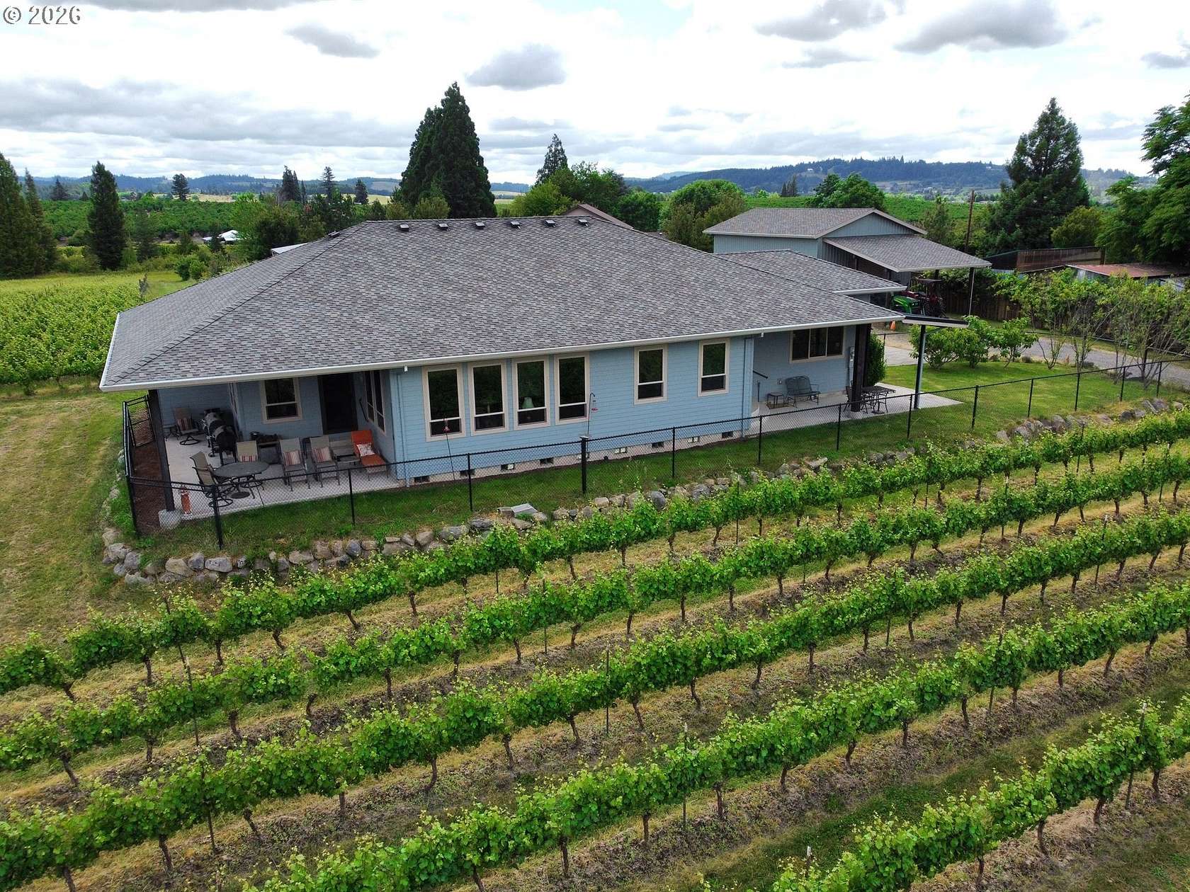 4.3 Acres of Land with Home for Sale in Yamhill, Oregon
