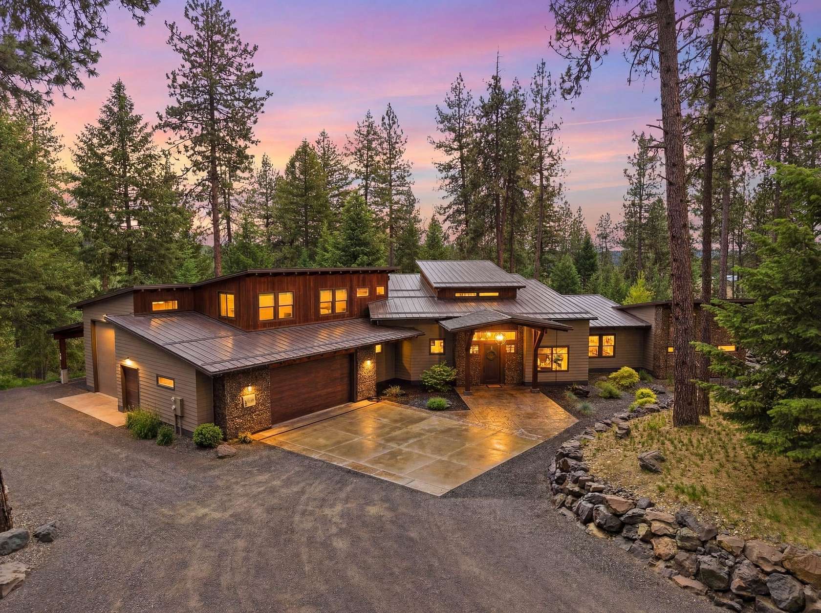5 Acres of Land with Home for Sale in Chattaroy, Washington