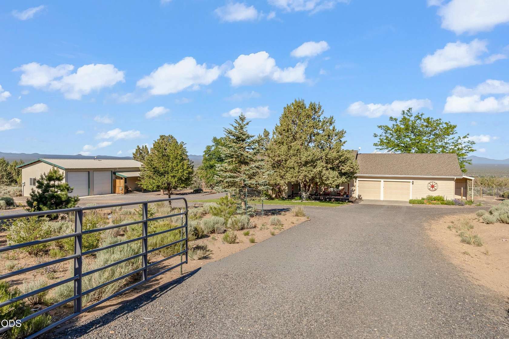6.8 Acres of Land with Home for Sale in Powell Butte, Oregon