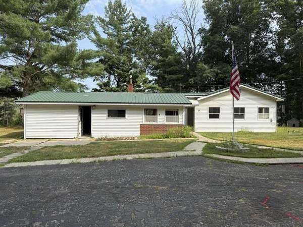 10 Acres of Recreational Land with Home for Sale in White Cloud, Michigan