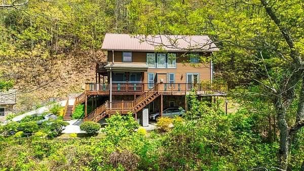 8.64 Acres of Land with Home for Sale in Sylva, North Carolina