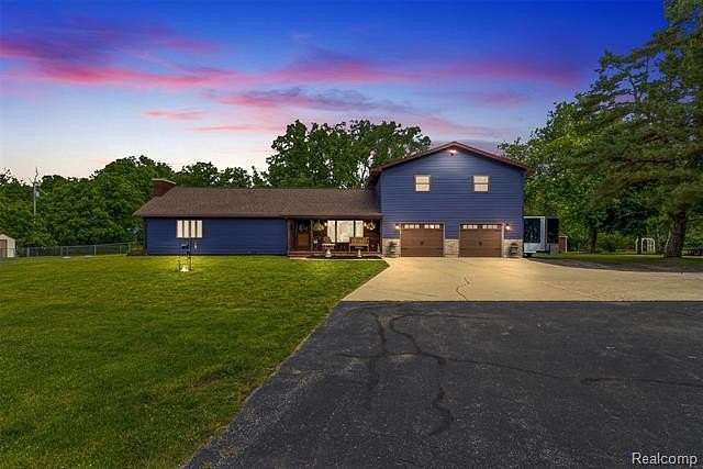 1.5 Acres of Land with Home for Sale in Vernon Township, Michigan