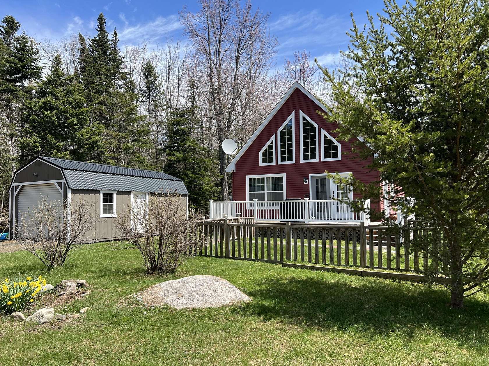 4.12 Acres of Land with Home for Sale in Dallas Plantation, Maine