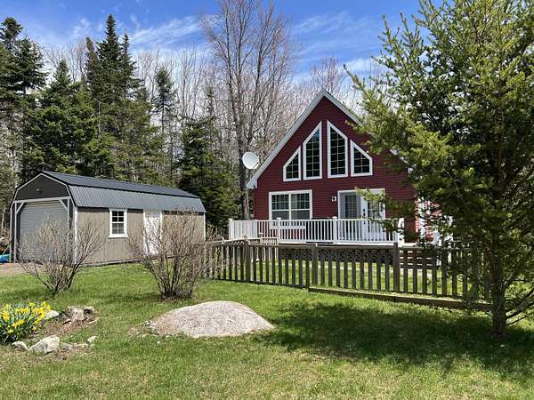 4.12 Acres of Land with Home for Sale in Dallas Plantation, Maine