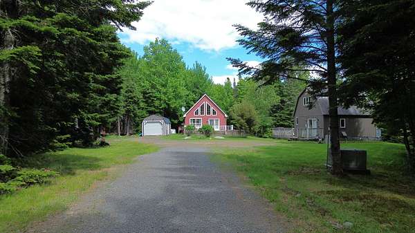 4.12 Acres of Land with Home for Sale in Dallas Plantation, Maine