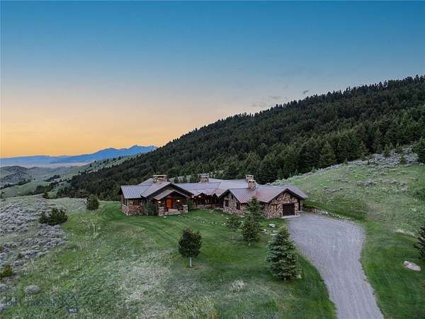 262 Acres of Land with Home for Sale in Livingston, Montana