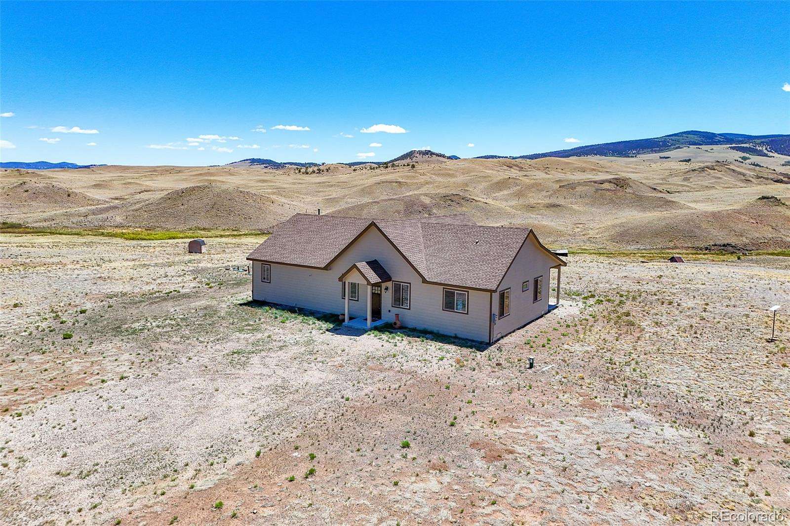 74.3 Acres of Recreational Land with Home for Sale in Hartsel, Colorado