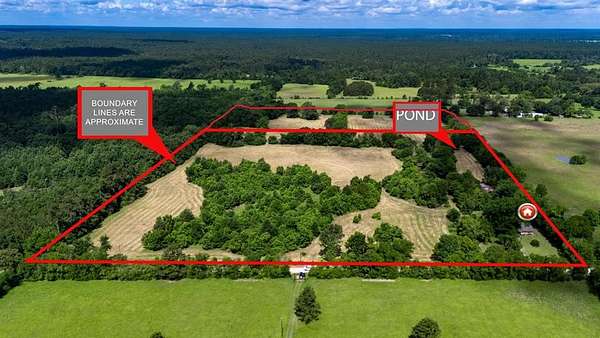 30 Acres of Land with Home for Sale in Kennard, Texas