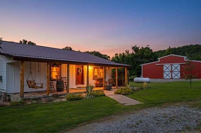 89.8 Acres of Land with Home for Sale in Porum, Oklahoma
