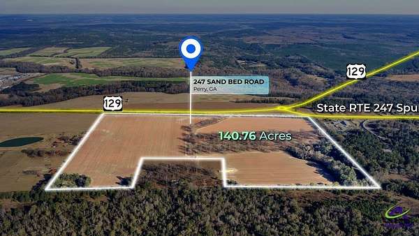 140 Acres of Land for Sale in Kathleen, Georgia