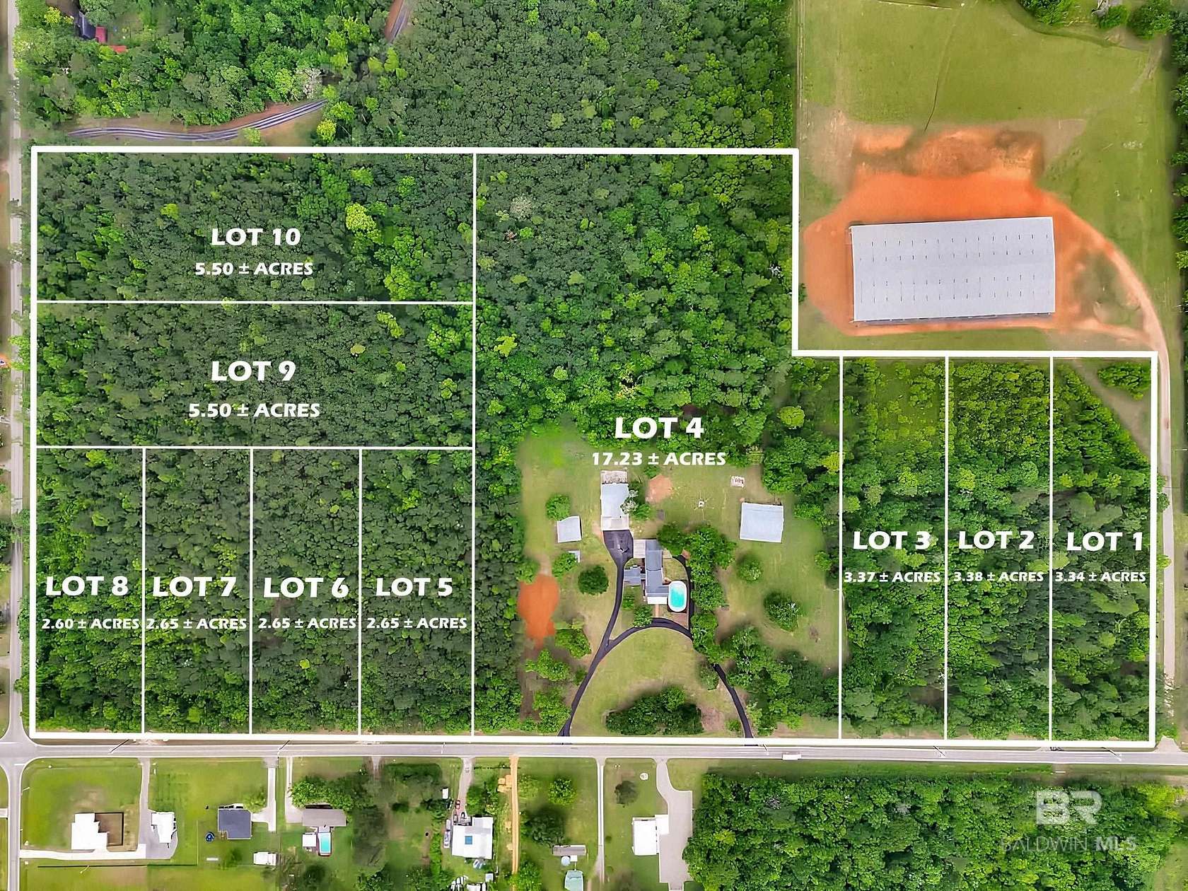 3.34 Acres of Land for Sale in Bay Minette, Alabama