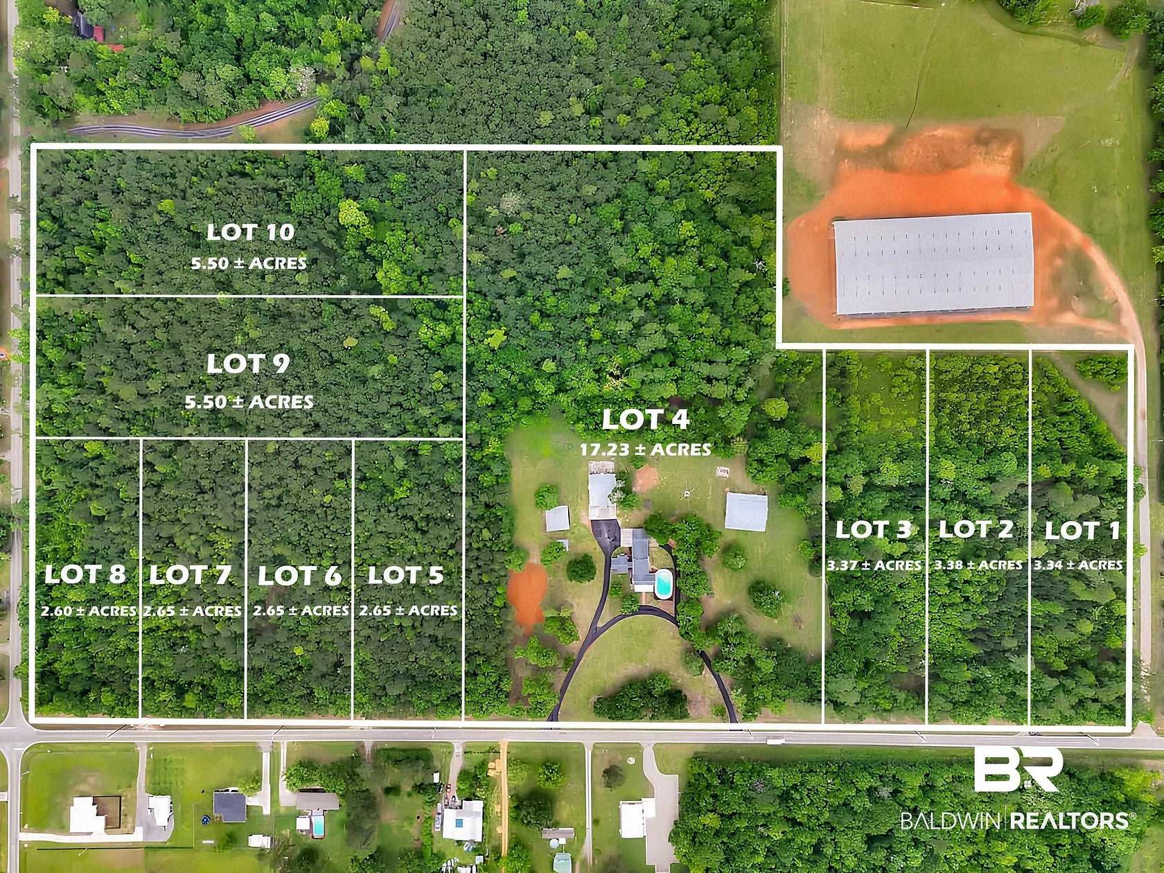 3.34 Acres of Land for Sale in Bay Minette, Alabama