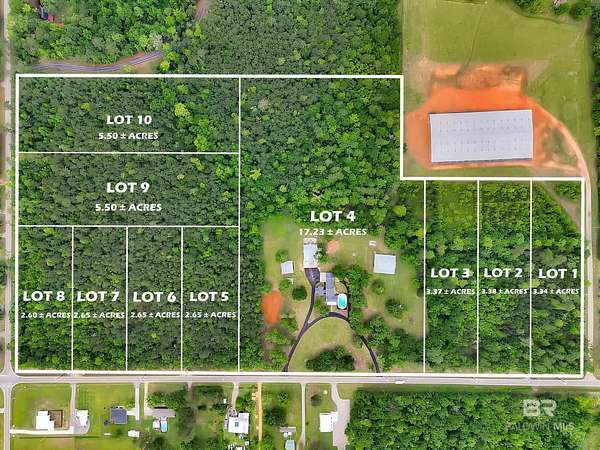 3.34 Acres of Land for Sale in Bay Minette, Alabama