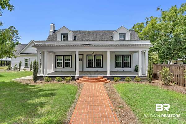 17.2 Acres of Land with Home for Sale in Bay Minette, Alabama