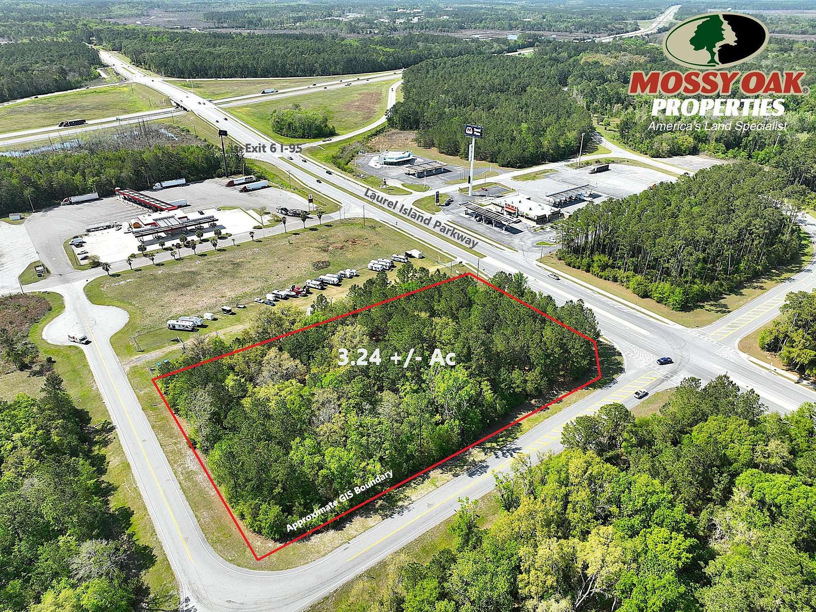 3.24 Acres of Land for Sale in Kingsland, Georgia