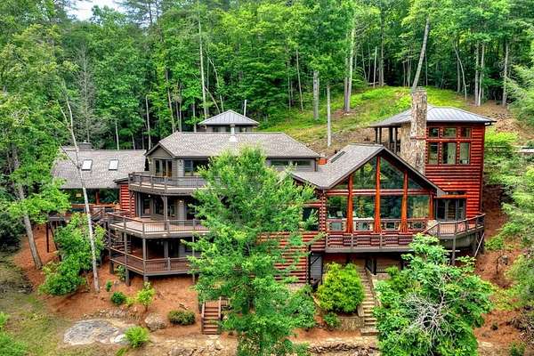 24 Acres of Recreational Land with Home for Sale in McCaysville, Georgia