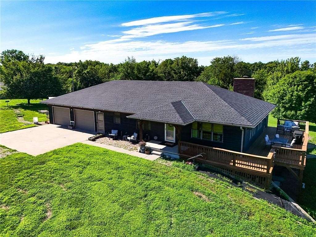 13 Acres of Recreational Land with Home for Sale in St. Joseph, Missouri