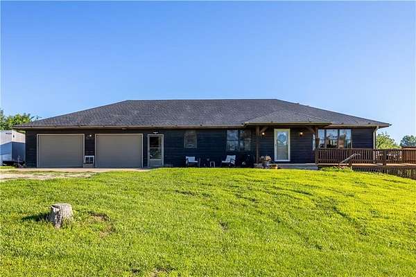 13 Acres of Recreational Land with Home for Sale in St. Joseph, Missouri