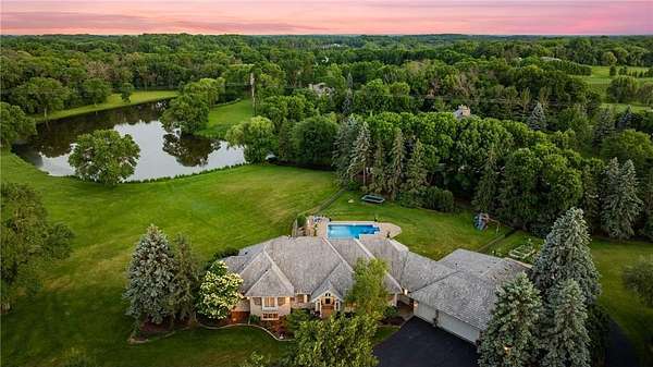 4.44 Acres of Land with Home for Sale in Medina, Minnesota