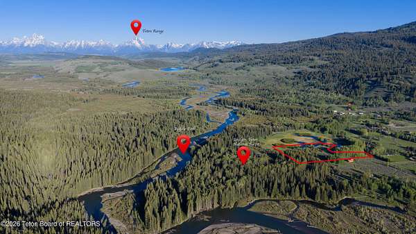 5.8 Acres of Residential Land for Sale in Moran, Wyoming