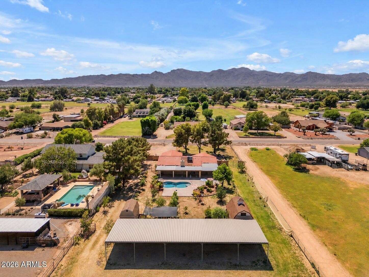 2 Acres of Land with Home for Sale in Waddell, Arizona