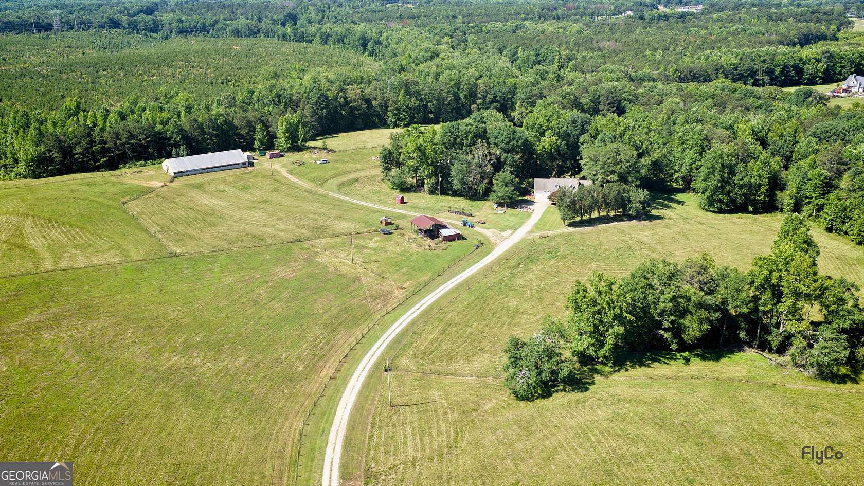 50.8 Acres of Land with Home for Sale in Carrollton, Georgia