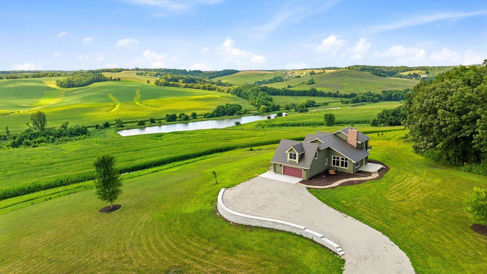 5 Acres of Land with Home for Sale in Mount Carroll, Illinois