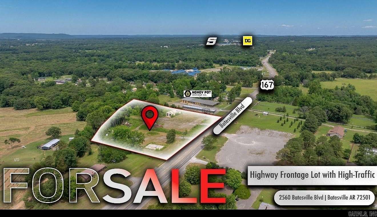 5 Acres of Commercial Land for Sale in Southside, Arkansas