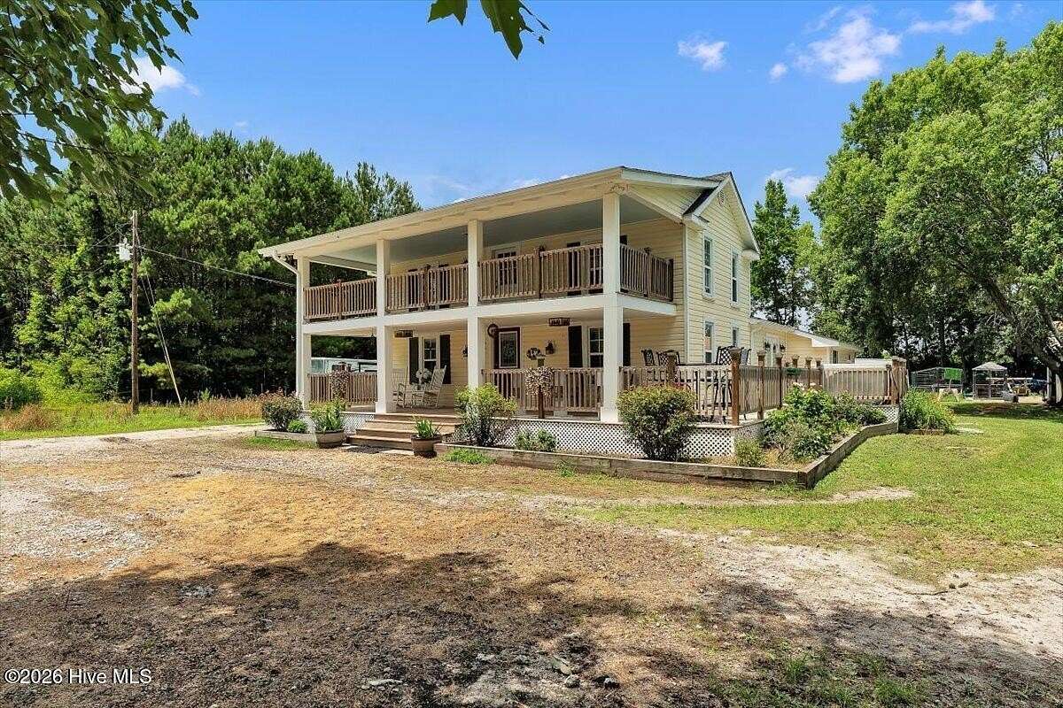 5.28 Acres of Land with Home for Sale in Newport, North Carolina